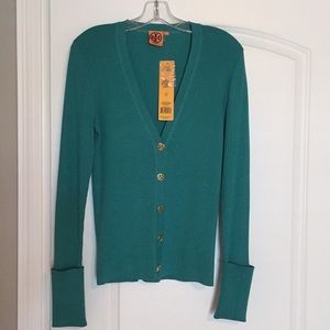 Tory Burch Shrunken Simone Cardigan